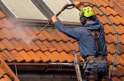 Démoussage et hydrofuge de toiture à Chilhac